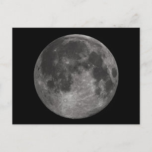 Postal Luna llena de la Tierra