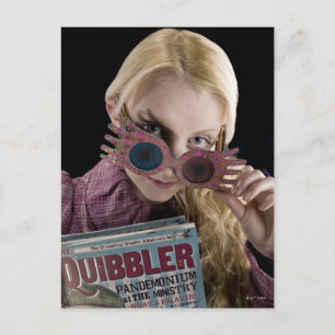 Postal Luna Lovegood Peeks Sobre Glass