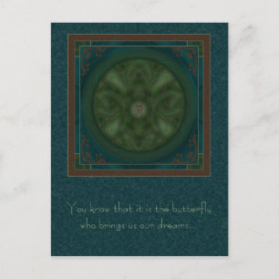 Postal Luna Moth Mandala