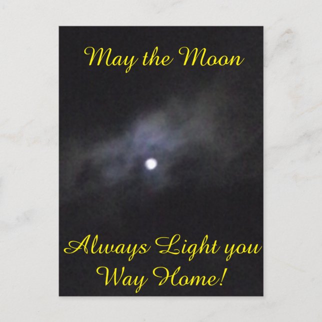 Postal Luna Oscura (Anverso)