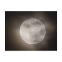 Luna parcialmente nublada, Ohio