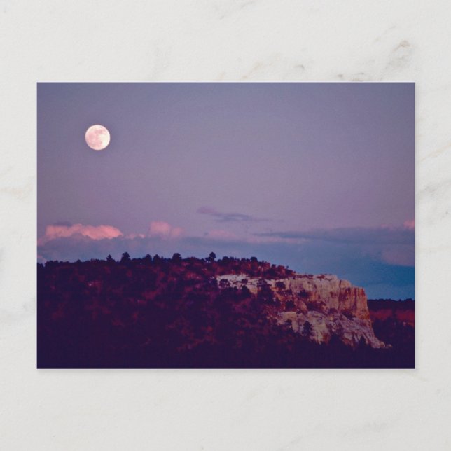 Postal Luna por el Monumento Nacional El Morro (Anverso)