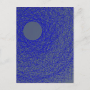 Postal luna por favor olvide caer al océano azul