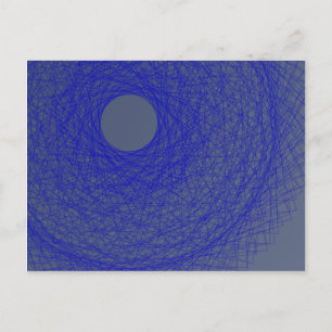 Postal luna por favor olvide caer al océano azul