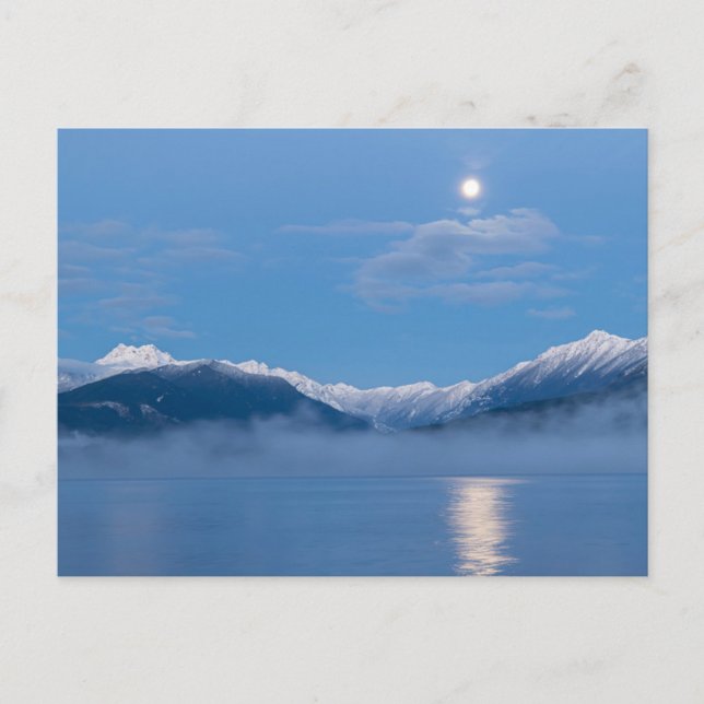 Postal Luna puesta | Seabeck, Washington (Anverso)