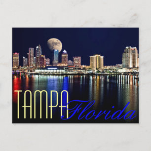 POSTAL ¡LUNA SOBRE LA BAHÍA DE TAMPA!