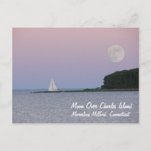 Postal Luna sobre la isla Charles