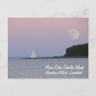 Postal Luna sobre la isla Charles