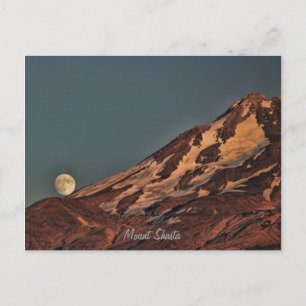 POSTAL LUNA SOBRE LA MONTAÑA