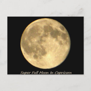 Postal Luna Super Completa En Capricornio II