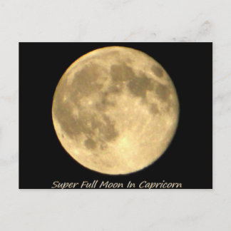Postal Luna Super Completa En Capricornio II
