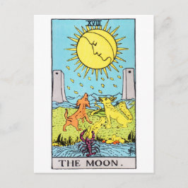 Postal luna-tarot