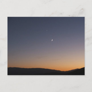 Postal Luna y Venus