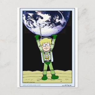 Postal "LUNAR TOURIST" del Lago Otoño