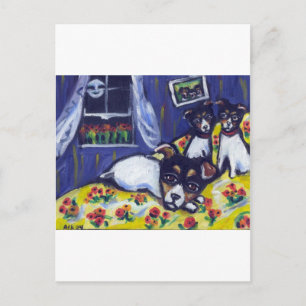 Postal Lunas de Rat terrier