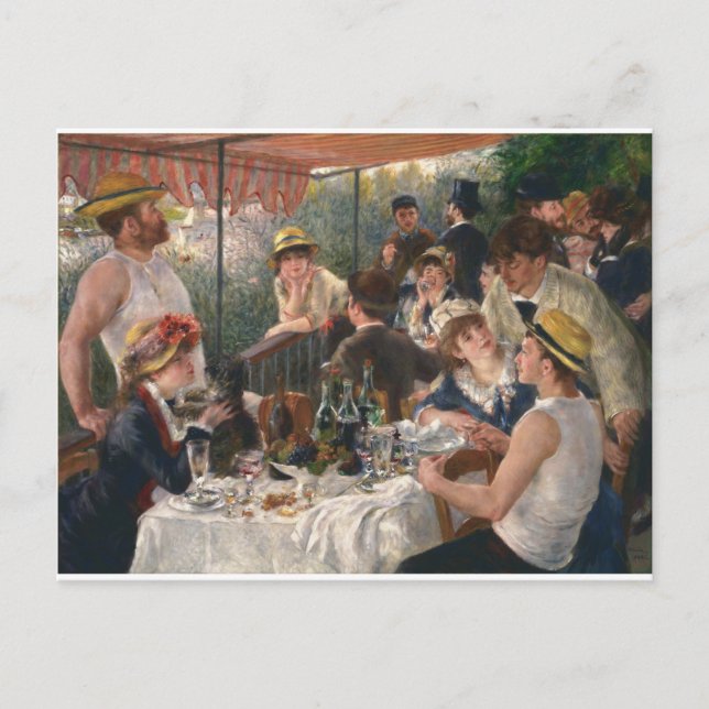 Postal Luncheon del Fiesta de Boating - Renoir (Anverso)
