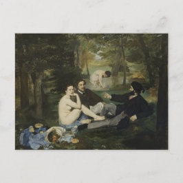 Postal Luncheon en la hierba de Edouard Manet