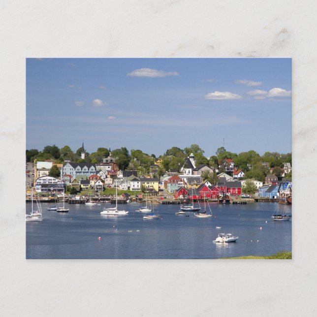 Postal Lunenberg, Nueva Escocia, Canadá. 2 (Anverso)