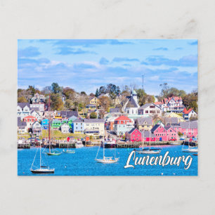 Postal Lunenburg, Nueva Escocia, Canadá