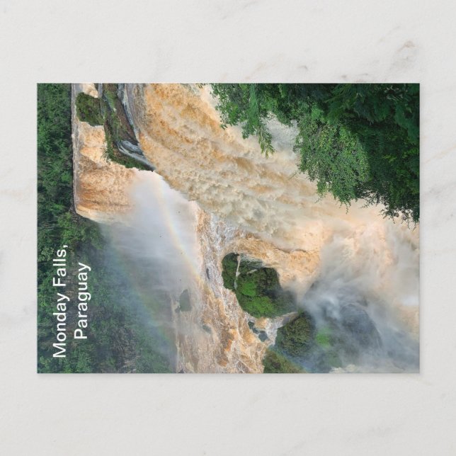 Postal Lunes Cae, Paraguay Postcard (Anverso)