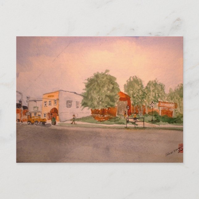 Postal "Lunes por la mañana en Munfordville" (Anverso)