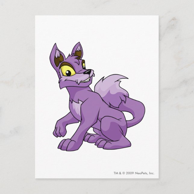 Postal Lupe Purple (Anverso)