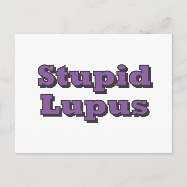 Postal Lupus Estúpido (Anverso)