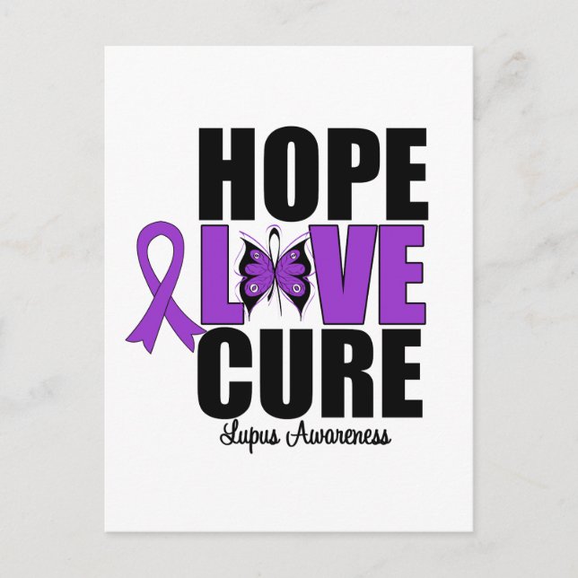 Postal Lupus Hope Love Cure (Anverso)