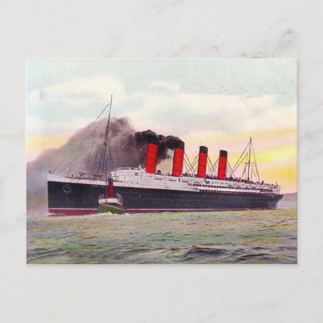 Postal Lusitania 1907 (Anverso)