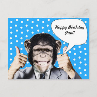 Postal Lustige beschreibare personalisierbare Postkarten