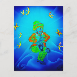 Postal Lustige Welt Clown 2