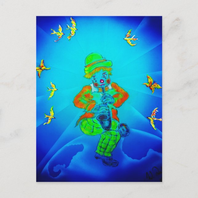 Postal Lustige Welt Clown 2 (Anverso)