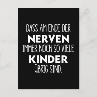 Postal Lustiges Am Ende der Nerven