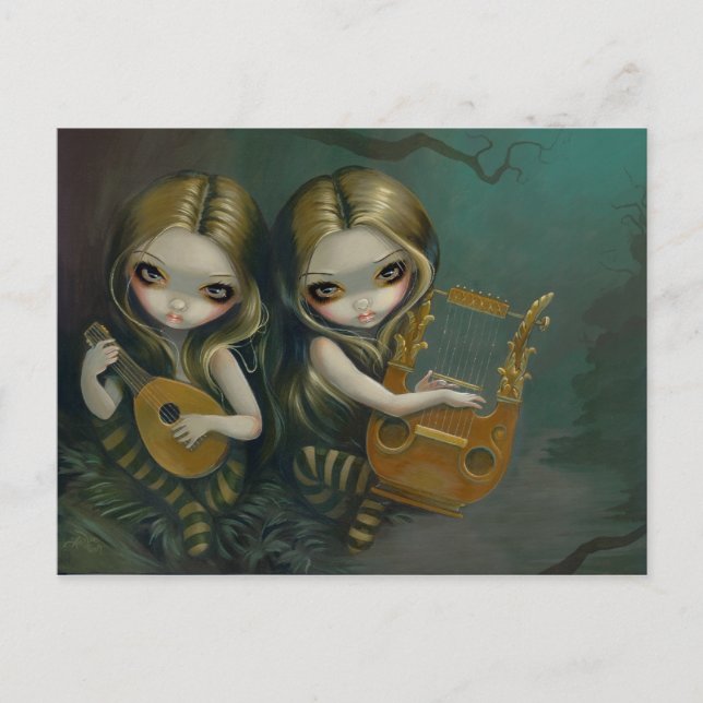 Postal "Lute and Lyre" (Anverso)