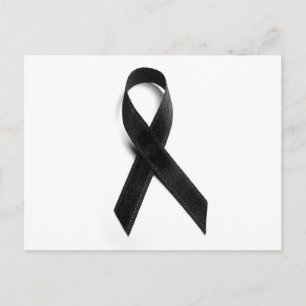 Postal Luto: cinta negra