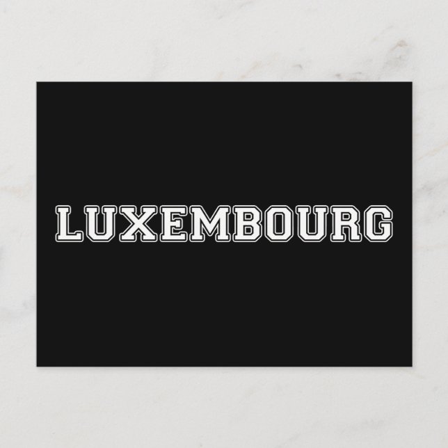 Postal Luxemburgo (Anverso)