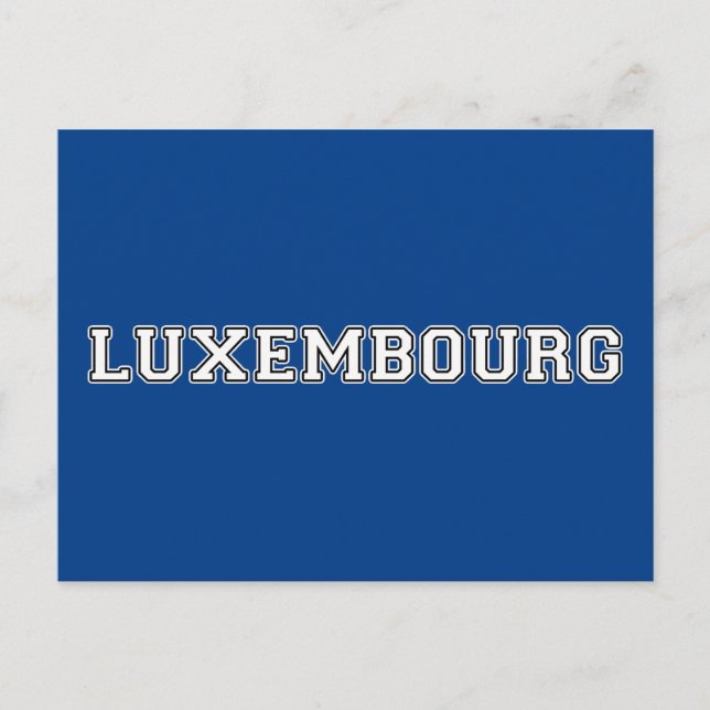 Postal Luxemburgo (Anverso)