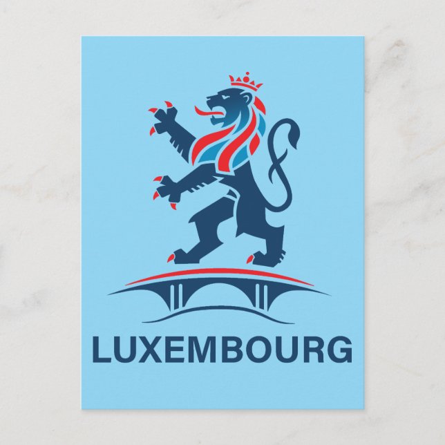 Postal Luxemburgo Europa (Anverso)