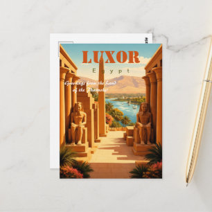 Postal Luxor Egipto