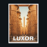 Postal Luxor Egypt Karnak Temple Travel<br><div class="desc">Luxor, a menudo llamada el "mayor museo al aire libre del mundo", es una ciudad del sur de Egipto que se encuentra en la orilla este del río Nilo. Fue una vez la antigua ciudad de Tebas, la capital de Egipto durante el Nuevo Reino (siglo XVI-11 a.C.) y un centro...</div>
