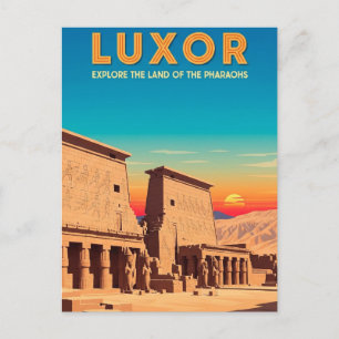 Postal Luxor Egypt Travel