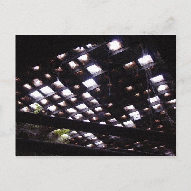 Postal Luz aérea de la acera desde abajo (Anverso)