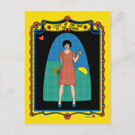 Postal Luz Al Final De La Postcard Tunnel_B_