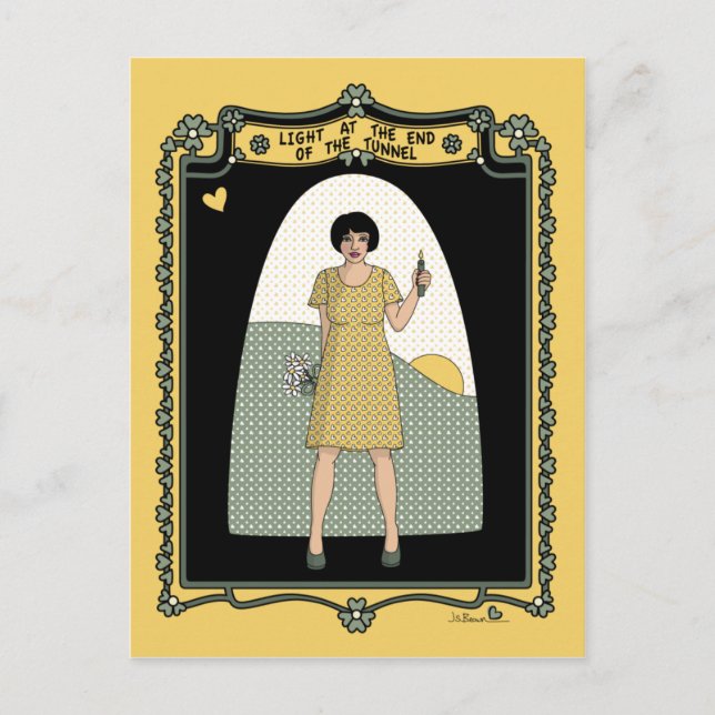 Postal Luz Al Final De La Postcard Tunnel_C_ (Anverso)