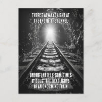 Luz Al Final Del Túnel Humor Irónico