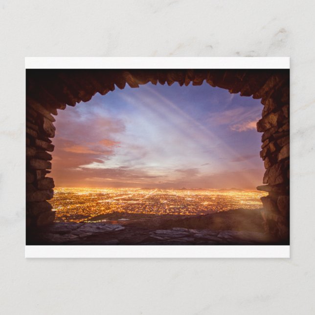 Postal Luz de ciudad (Anverso)