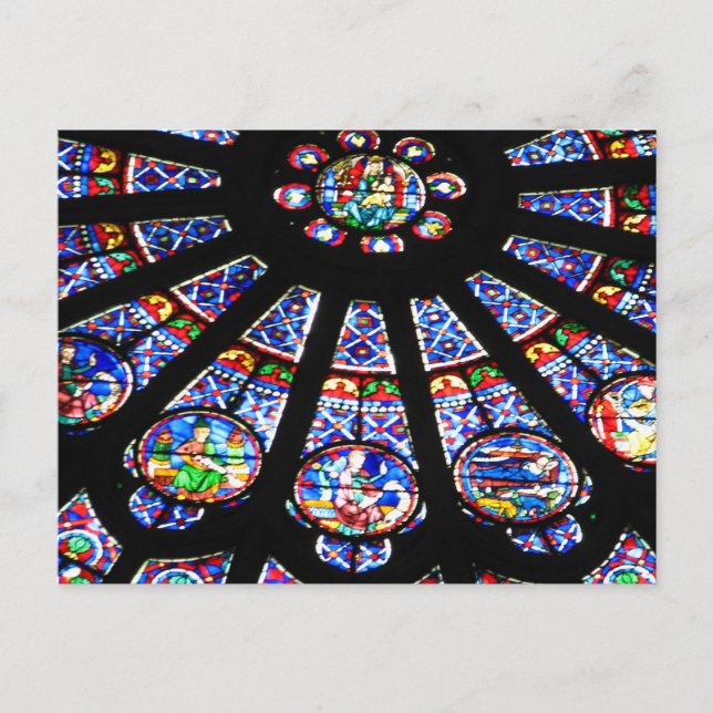 Postal Luz de cristal (Anverso)