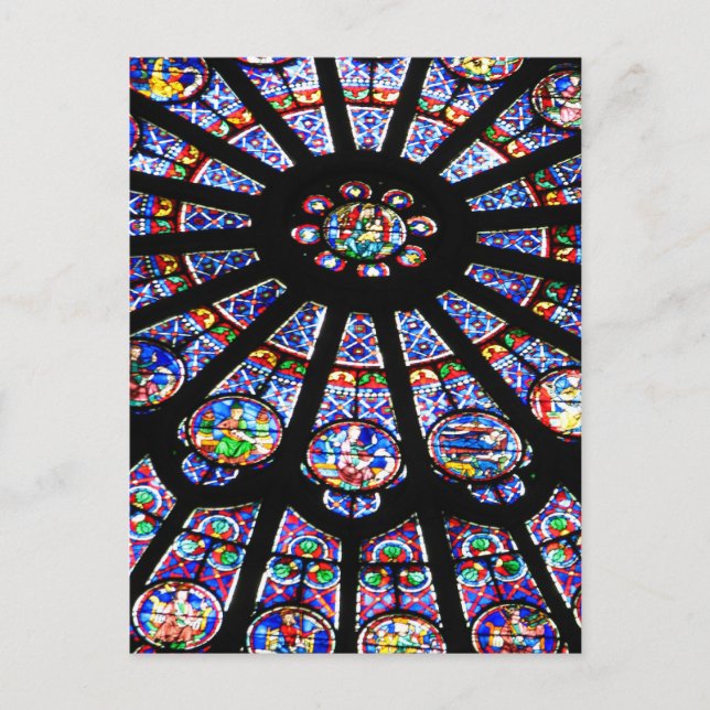 Postal Luz de cristal (Anverso)