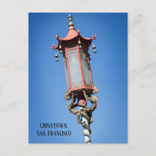 Postal Luz de Dragón, Chinatown, San Francisco, CA