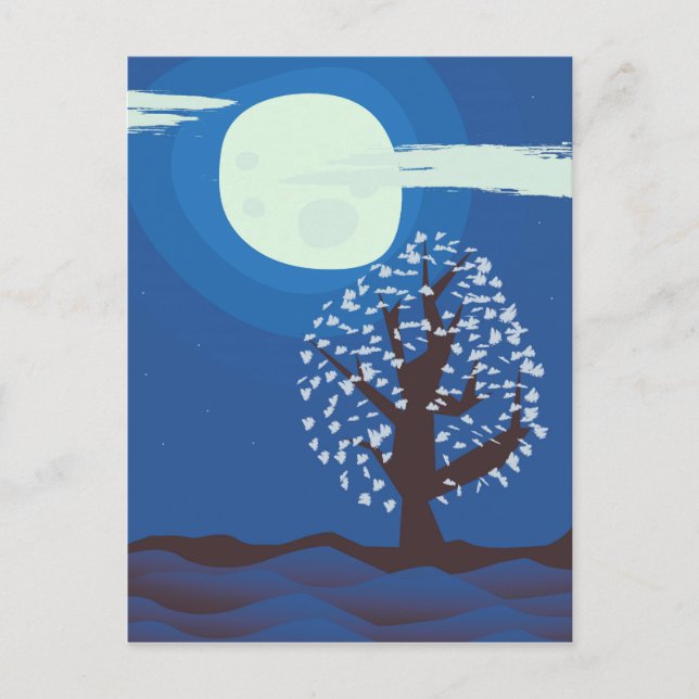 Postal luz de la luna (Anverso)